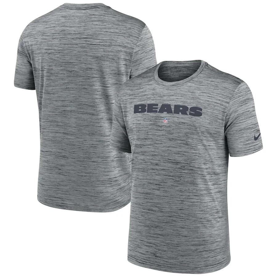 Men's Chicago Bears Gray Velocity Performance T-Shirt